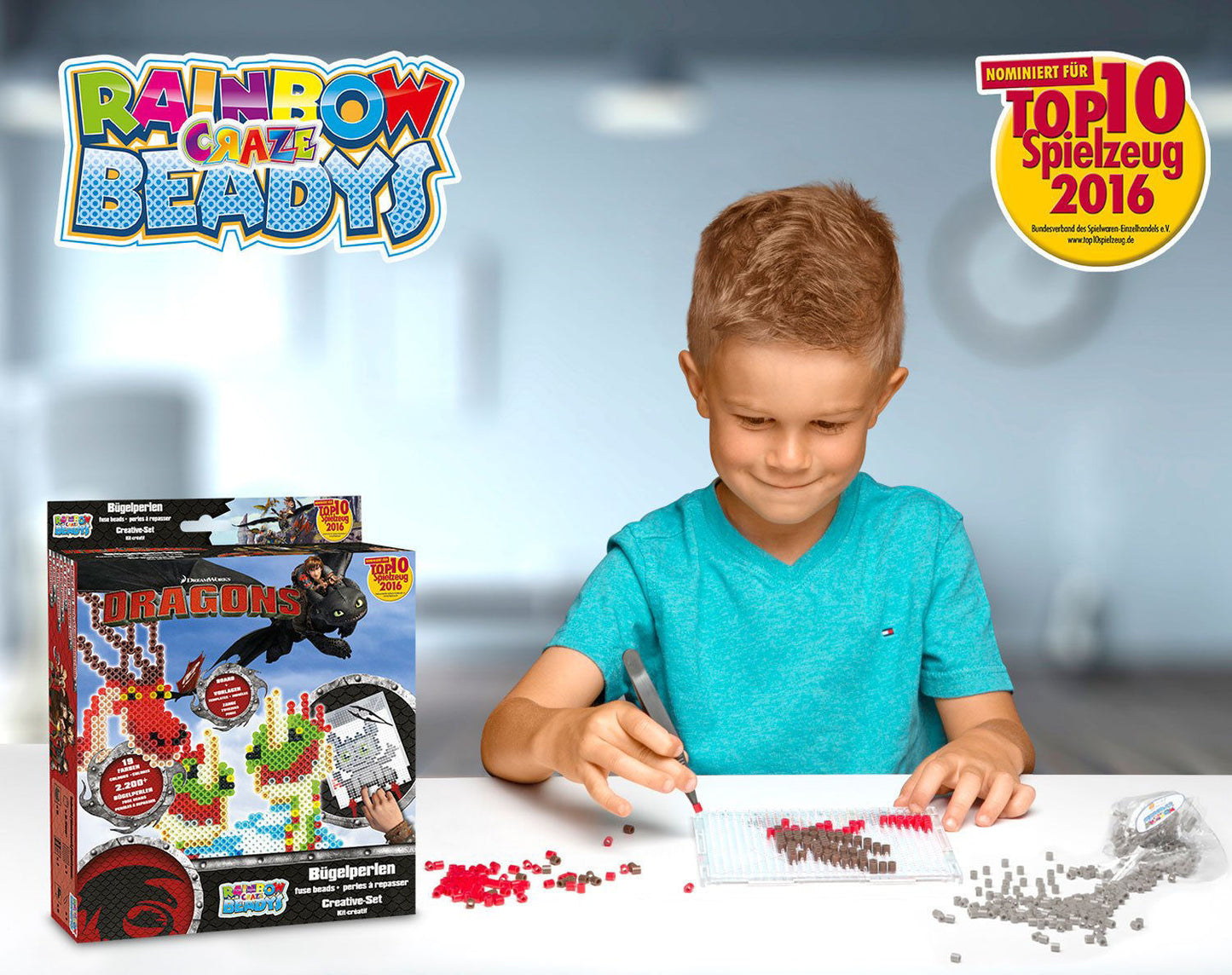 Craze Rainbow Dragons Beads Creative Set