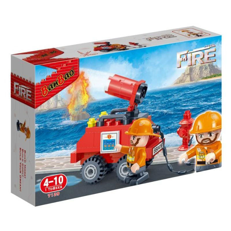 Fire Series Mini Truck 59 Pcs