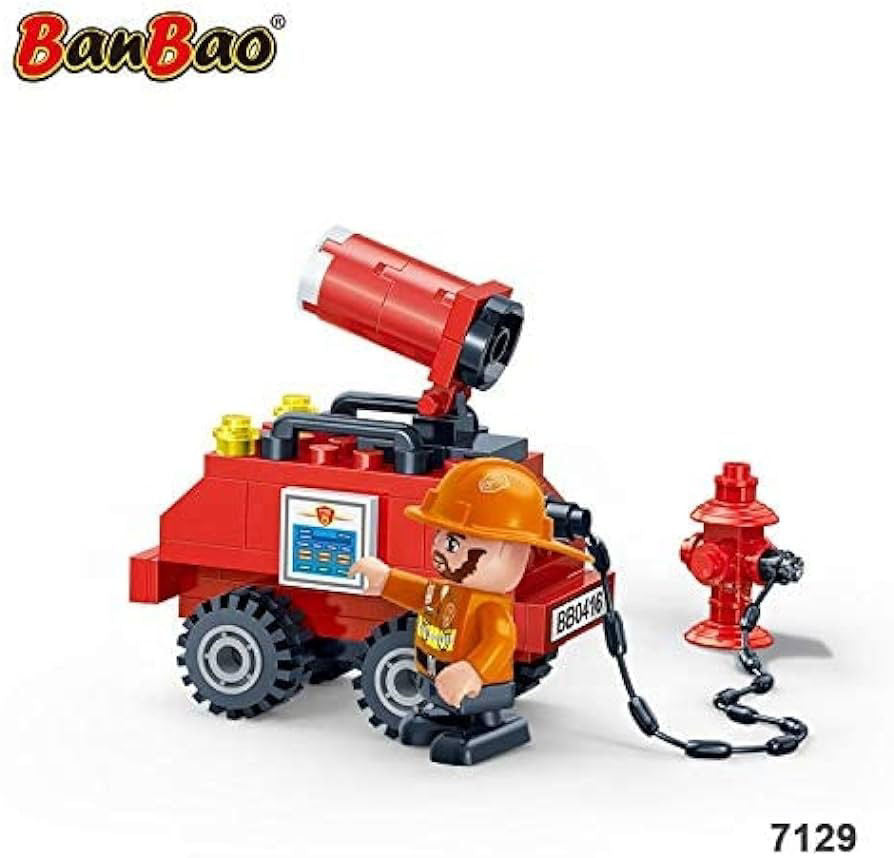 Fire Series Mini Truck 59 Pcs