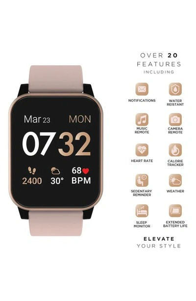 KENDALL + KYLIE Smartwatch Bluetooth Headphone Set Rose/ Blush