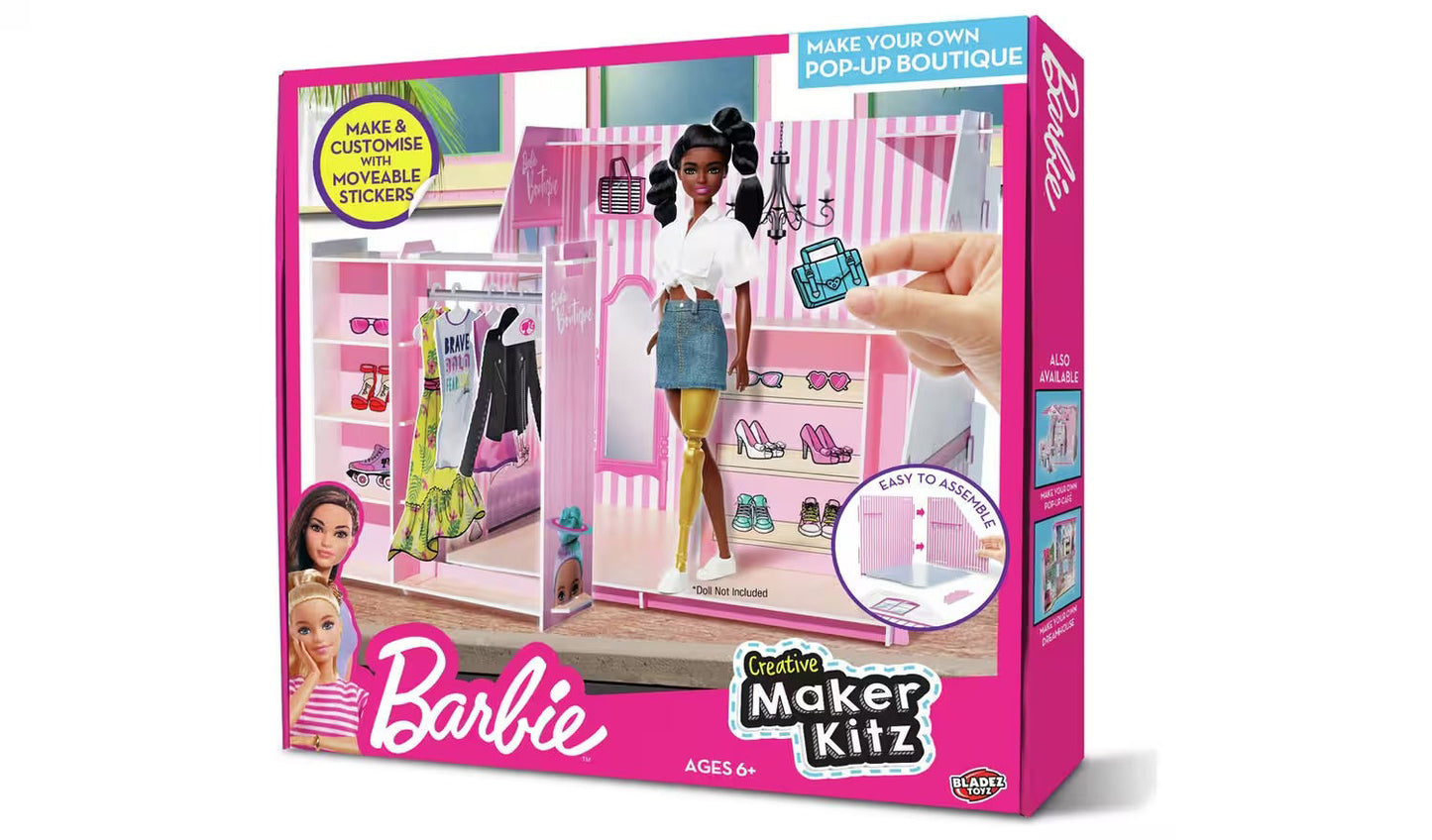 Barbie Creative Maker Kitz Make Your Own Pop-Up Boutique