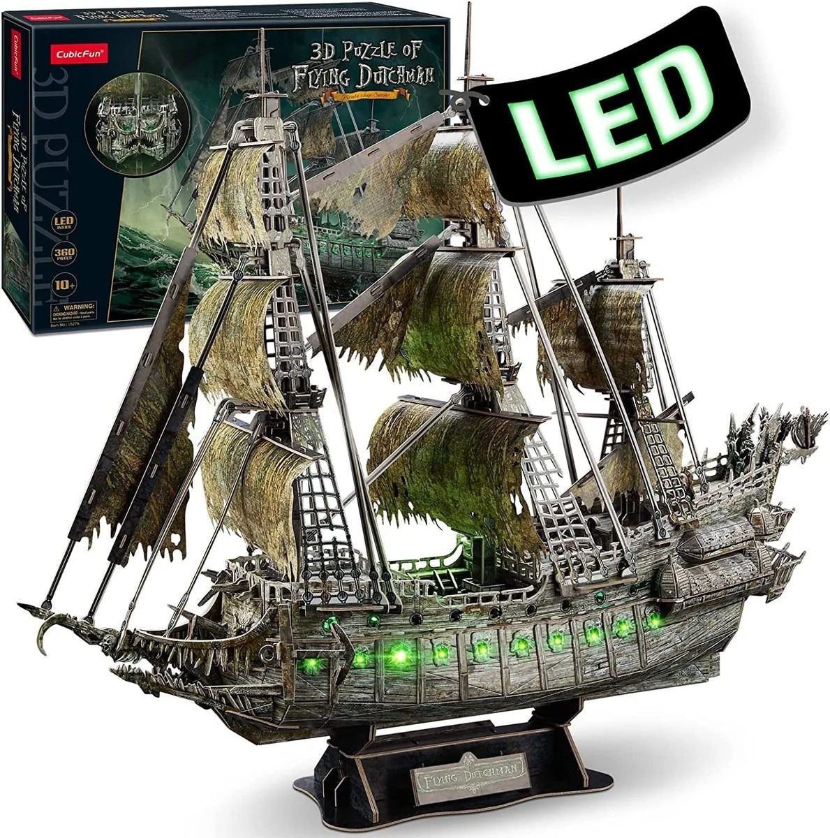 Cubicfun XXL 3D Flying Dutchman With Led Light