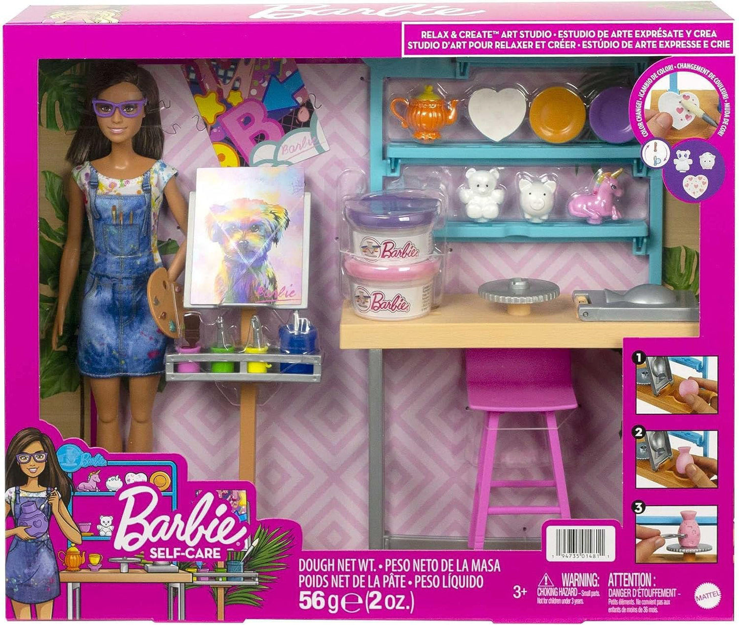 Barbie Relax And Create Art Studio Playset