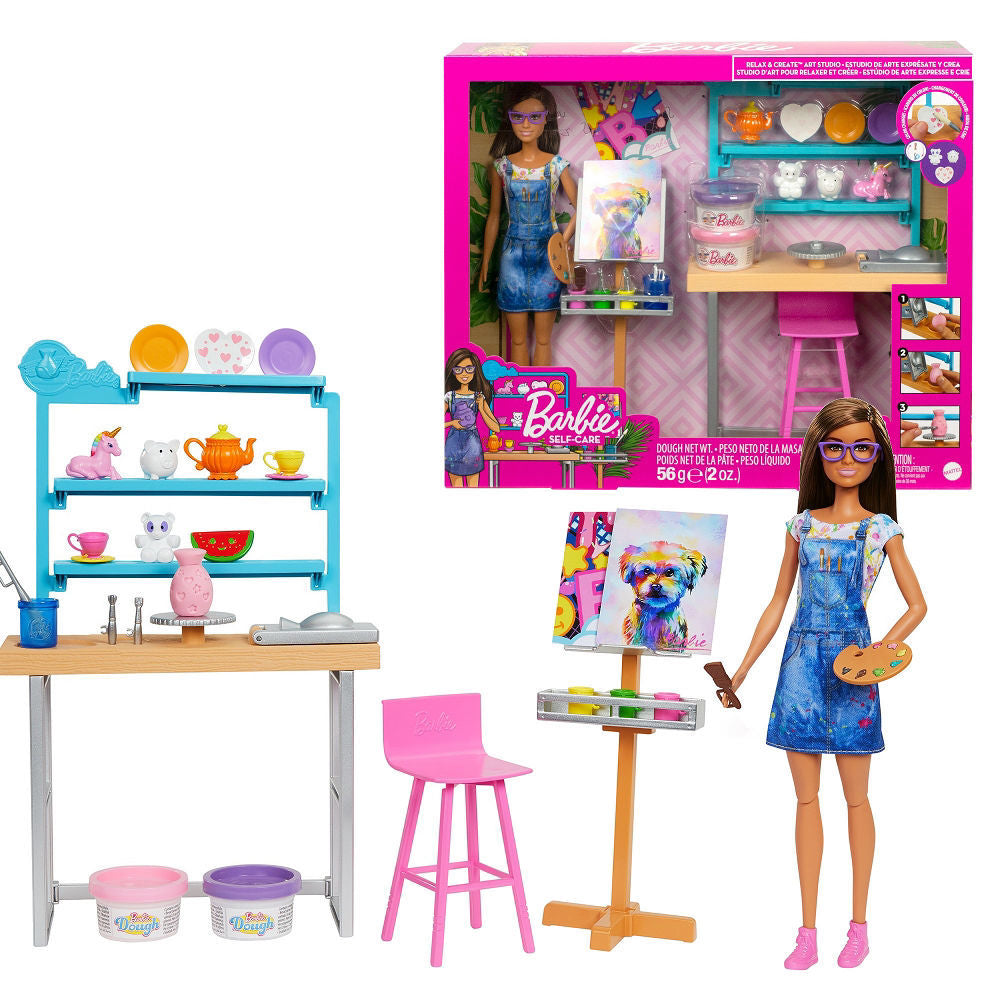 Barbie Relax And Create Art Studio Playset