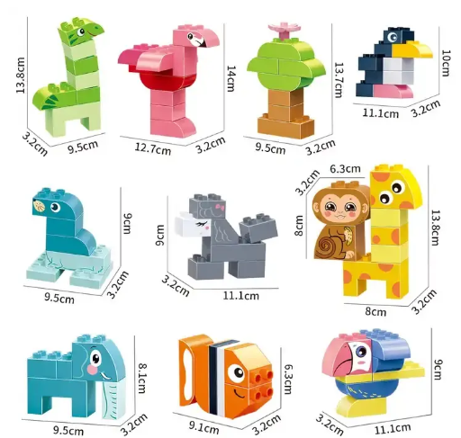 Banbao Interesting Animals (74 Pieces)