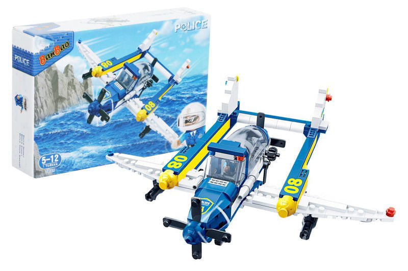 Banbao Police Multi-Color Plane (214 Pieces)