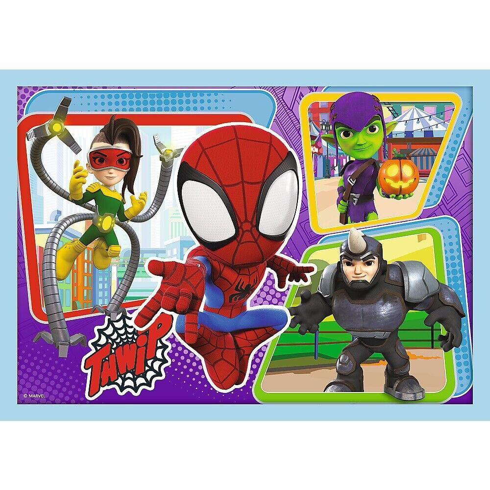 Spidey Amazing Friends 4 In 1 Puzzle