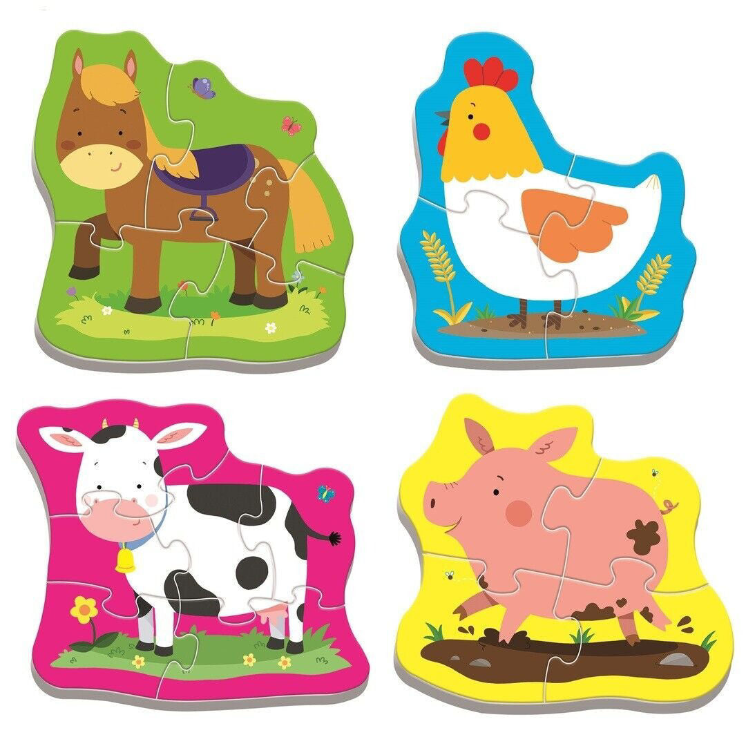 Little Animals In The Farm Baby Puzzle
