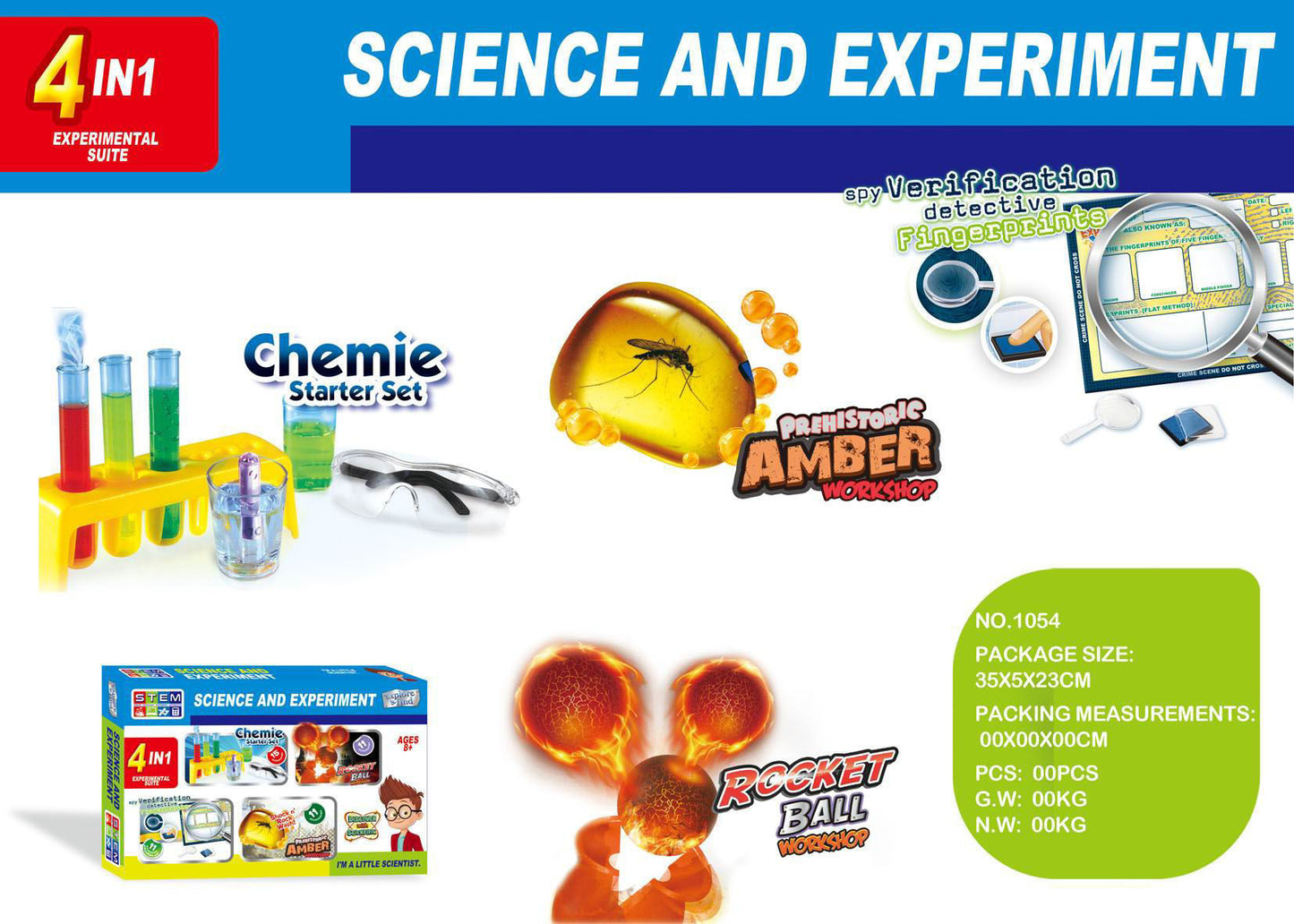 Science And Education 4 in 1 Set