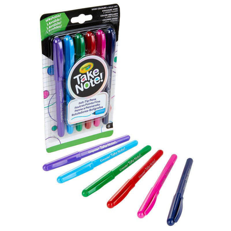 Crayola Take Note Washable Felt Tip Pen