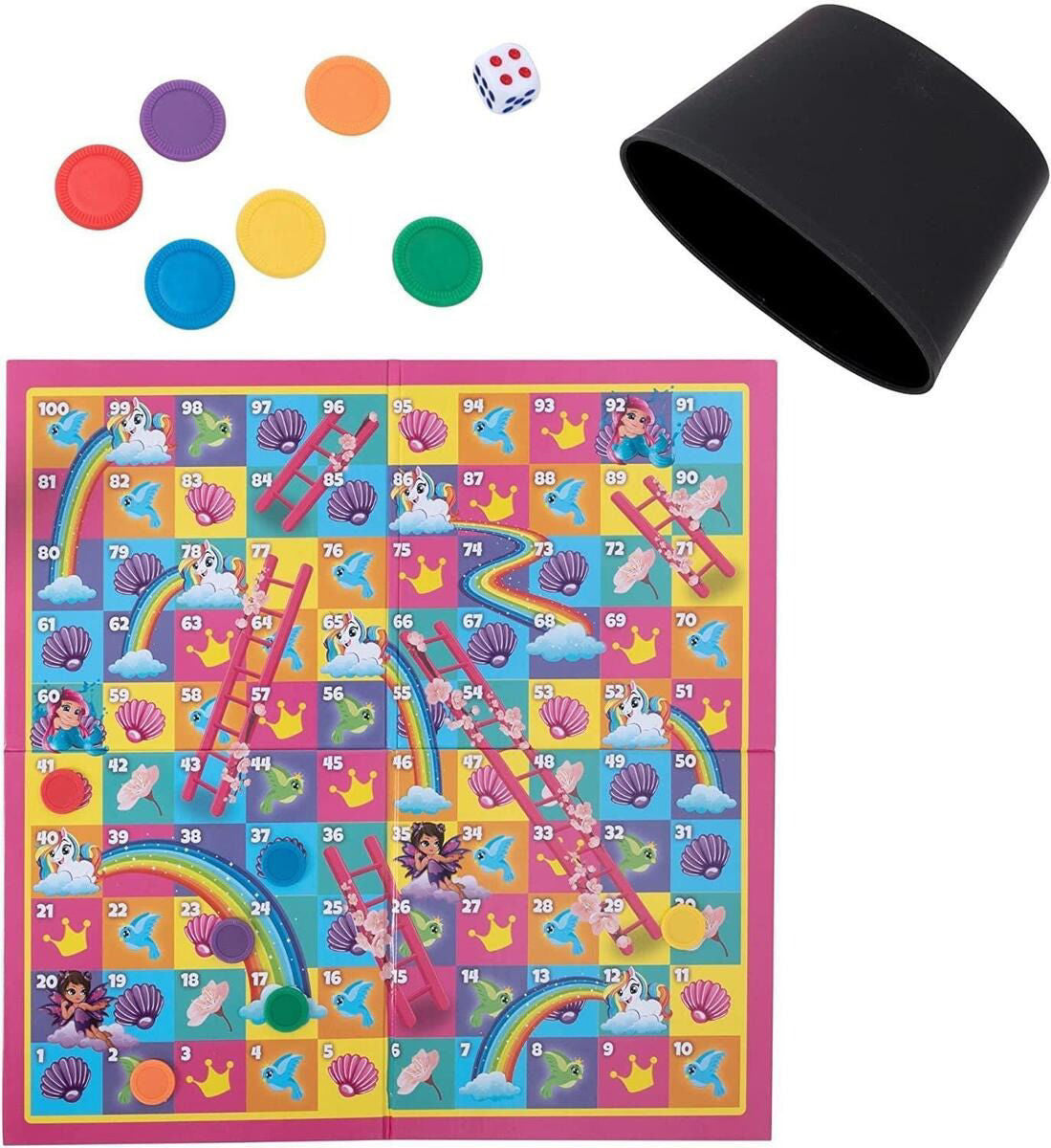 Snakes And Ladder Unicorn Magical (Board Game)