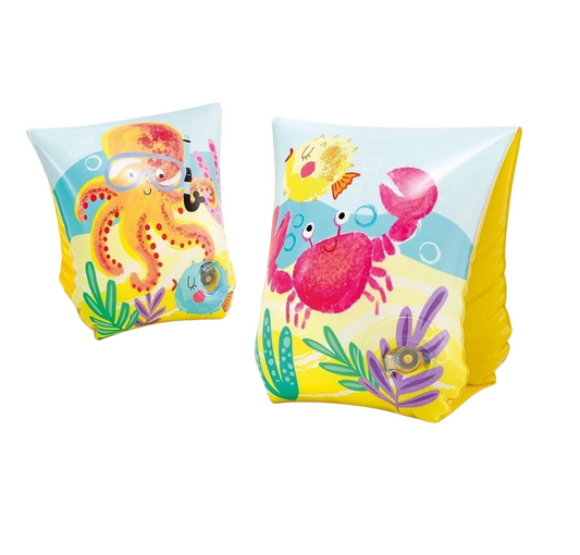 Intex Under the Sea Inflatable Arm Band Floaties (23 x 15 cm)