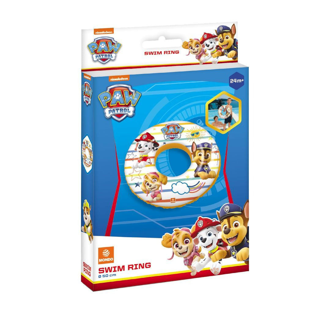 Mondo Paw Patrol Swim Ring (50cm Diameter)