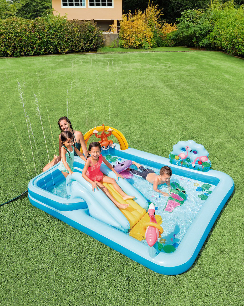 Intex Jungle Adventure Inflatable Play Center With Slide