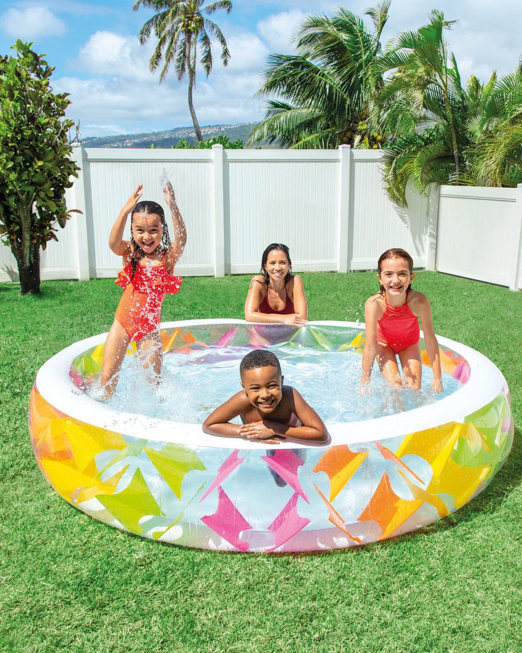 Intex Swim Center Pinwheel Inflatable Pool (229 x 56cm)