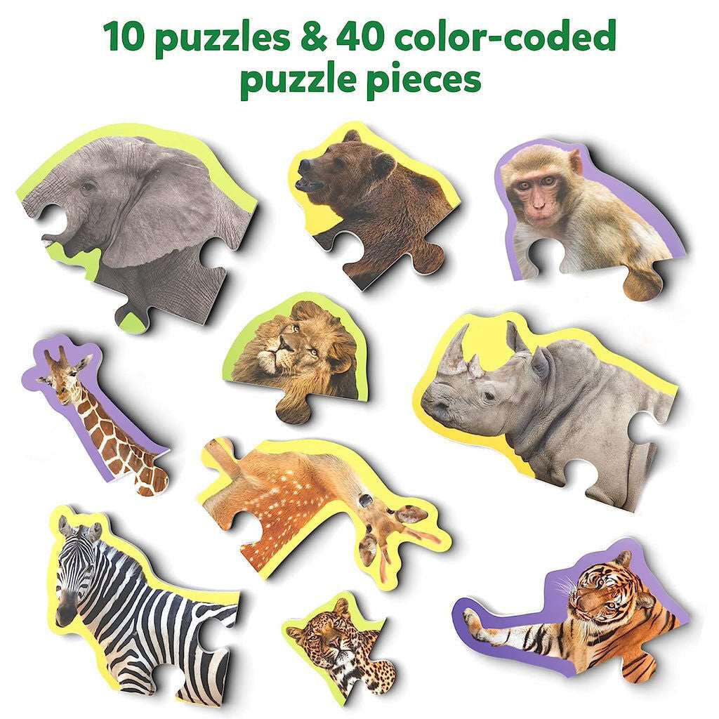 Skillmatics Step By Step Wild Animals Puzzles