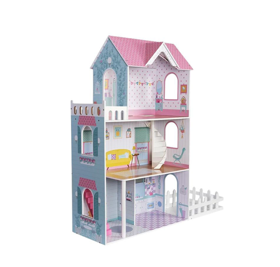 Wooden Doll Barbie Doll House Under $100 Wooden Barbie Dollhouse