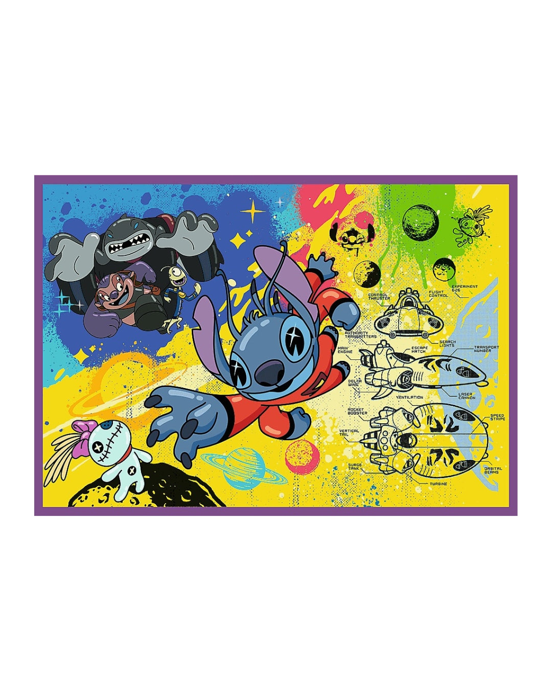 Lilo & Stitch Puzzle 4 x 250 Pieces