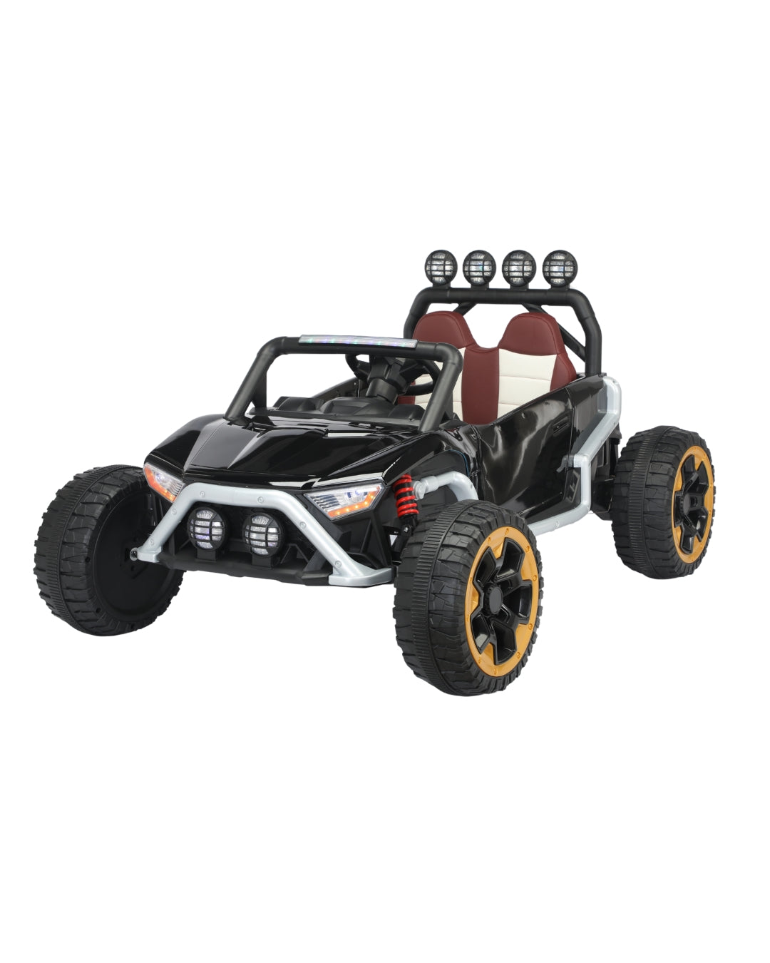 12V Rechargeable Buggy Car with RC (Black)