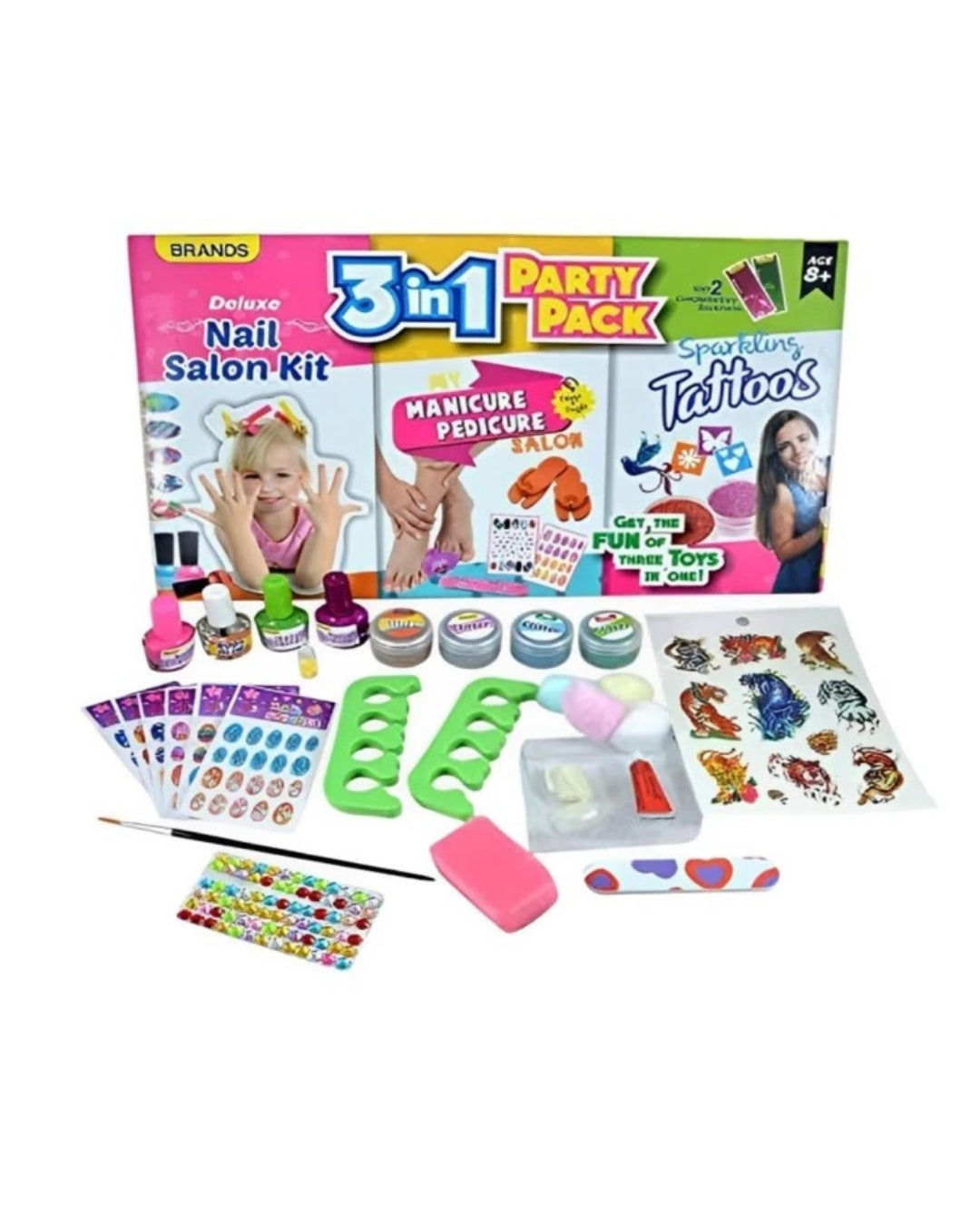 Delux Nail Salon Kit 3 In 1 Party Pacm