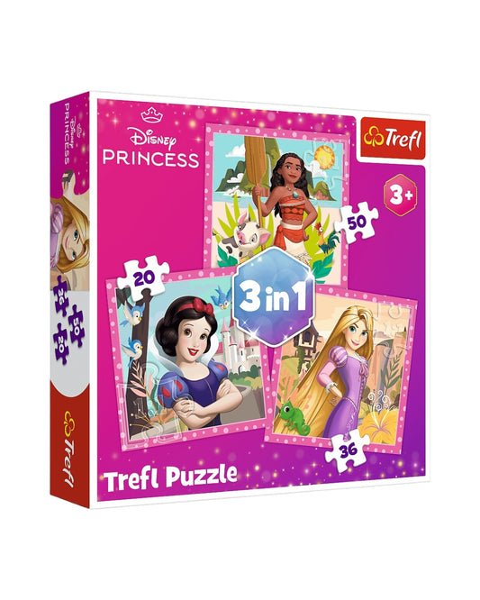 Disney Princess 3 In 1 Puzzle