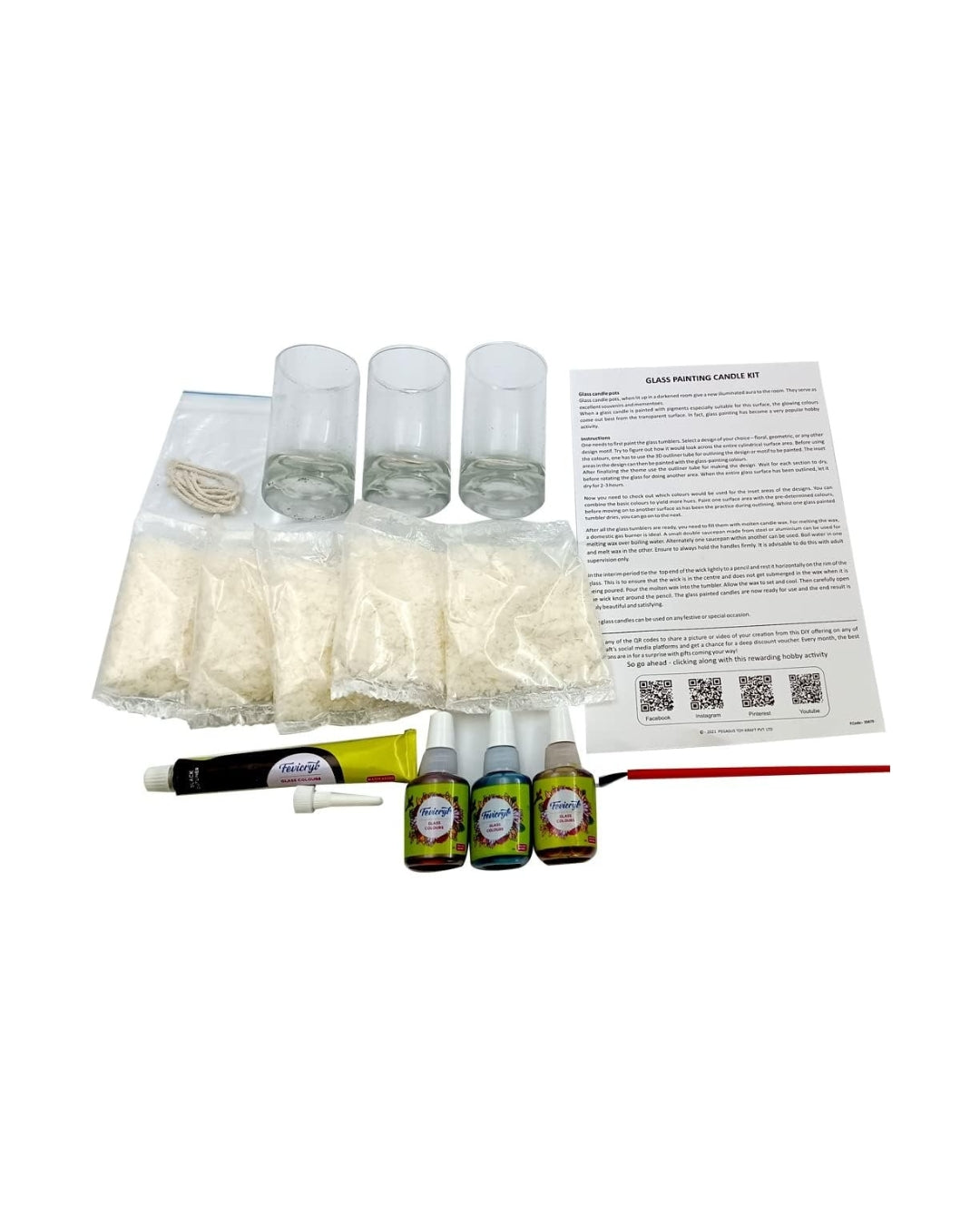 Glass Painting Candle Kit