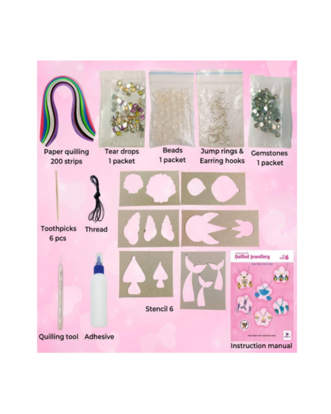 Paper Craft Quilled Jewellery