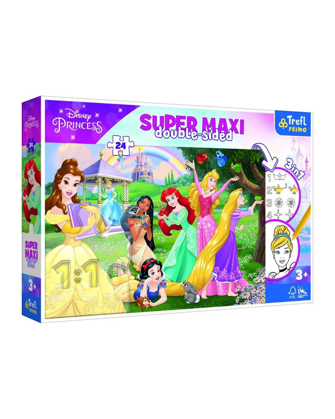 Disney Princess Coloring Puzzle
