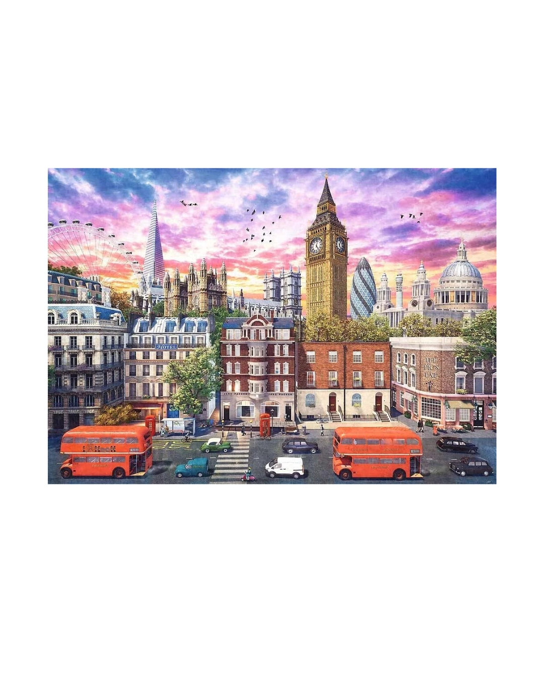 Walking Around London Puzzle(4000 Pieces)