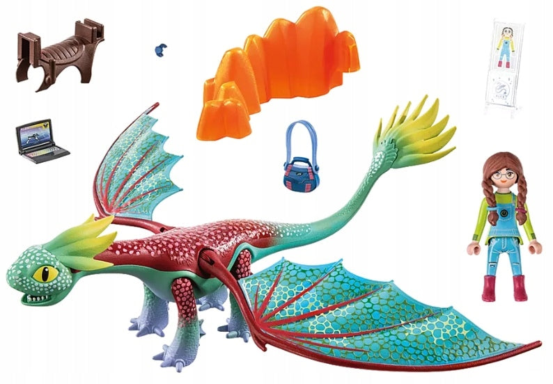 Playmobil Dragons : The Nine Realms Feather Dragon Alex