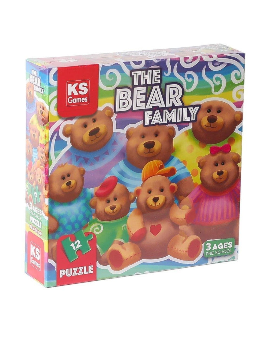 The Bear Family Puzzle (12 Pieces)