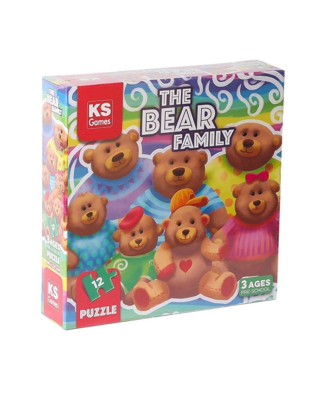 The Bear Family Puzzle (12 Pieces)