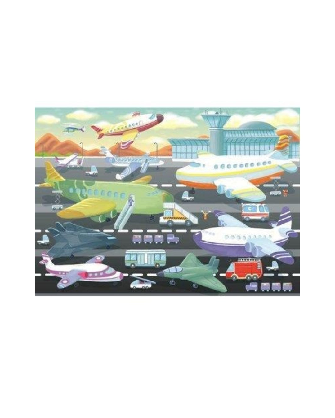 The Airport Runway Puzzle (24 Pieces)