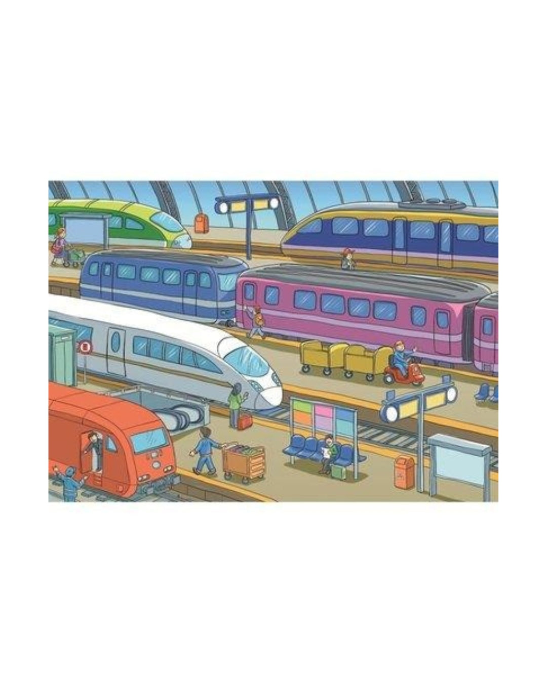 The Railway Station Puzzle (35 Pieces)