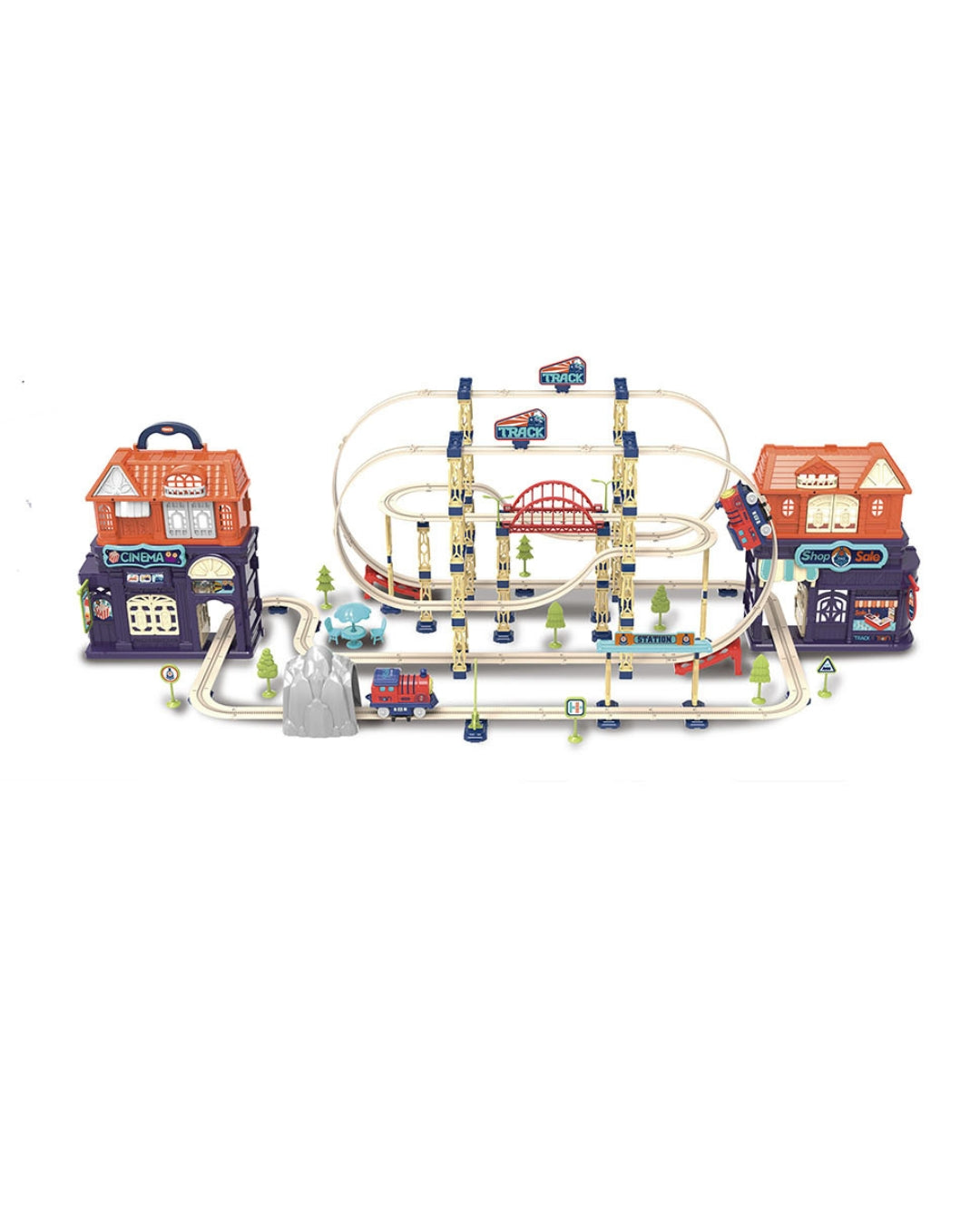 Track Playset City (212 Pieces)