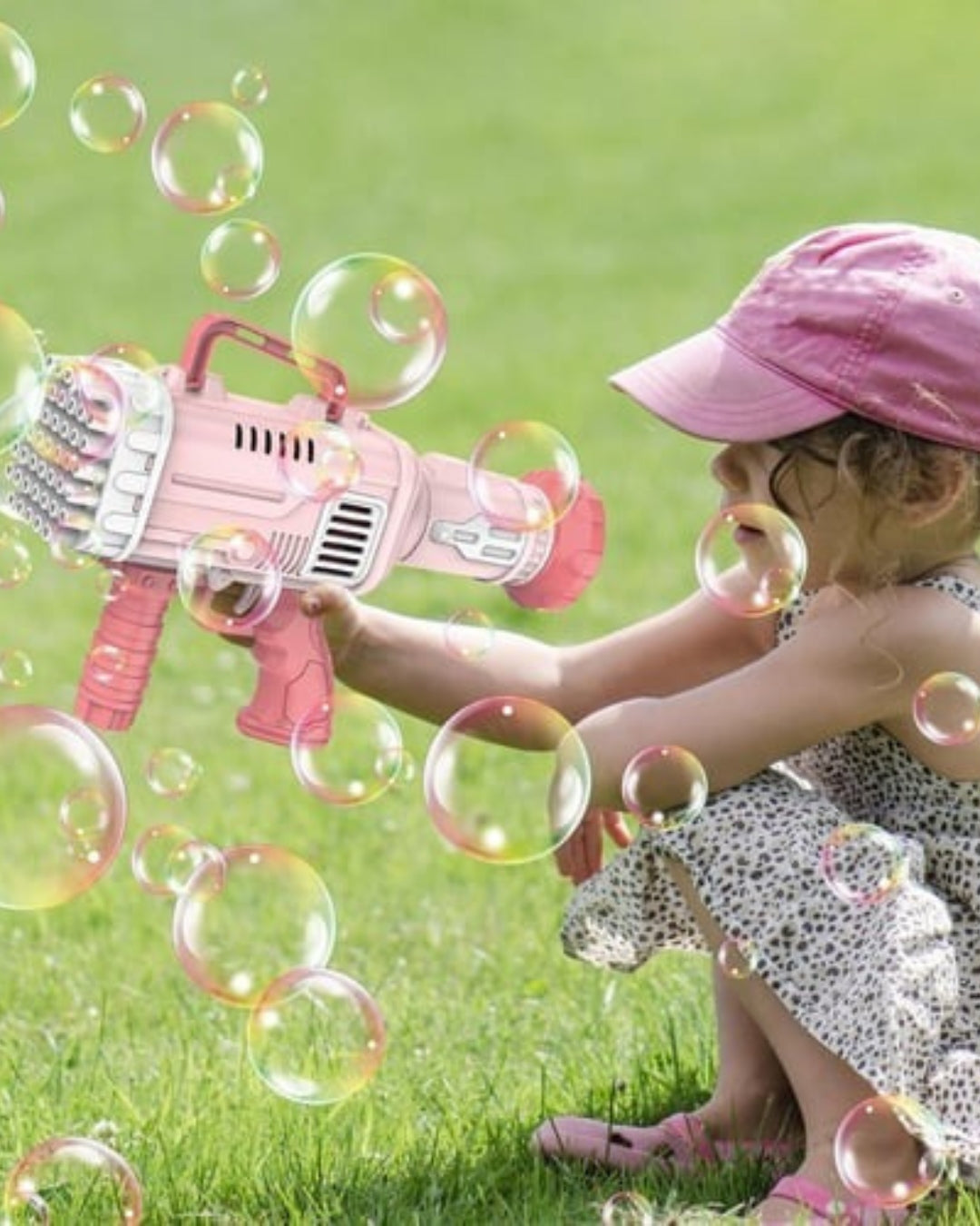 Electric Bubble Gun 45 Holes (Assorted)