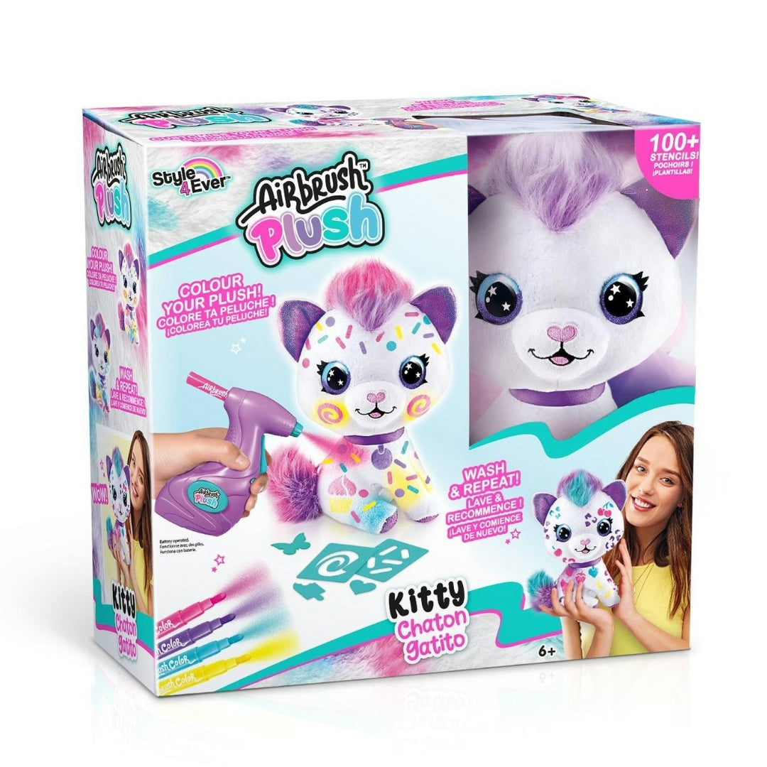 Canal Toys Style 4 Ever – Salón De Peluquería Airbrush Plush Con Aerógrafo Y Lavado