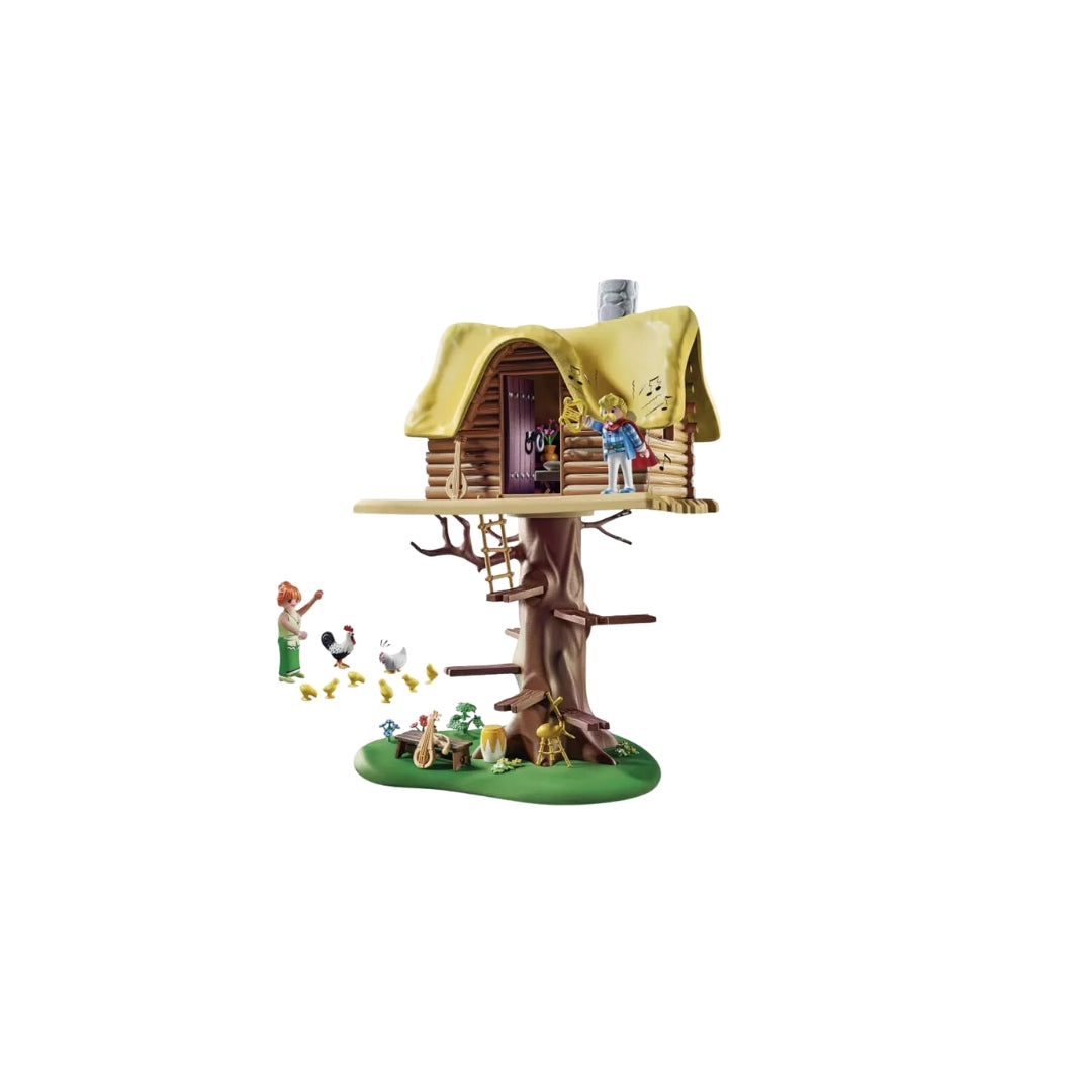 Playmobil Asterix Cacofonix with Treehouse