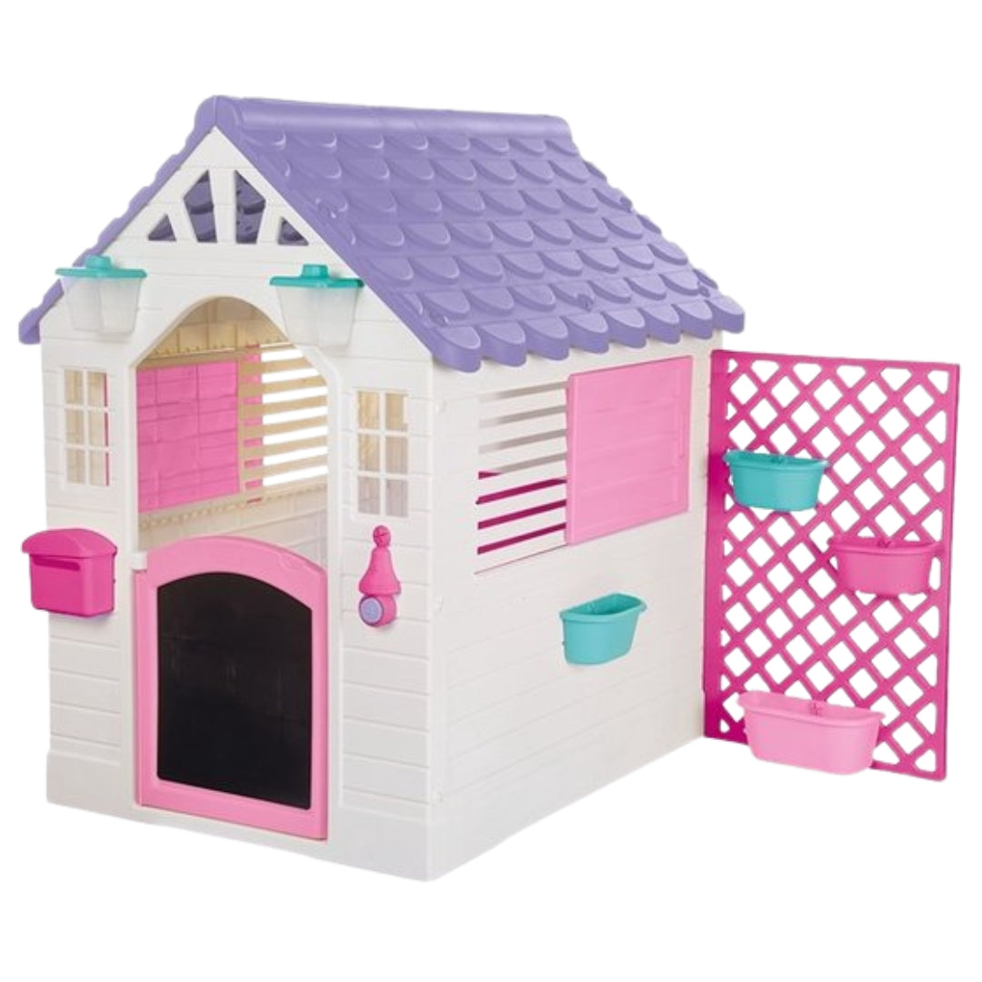 Dolu Garden Playhouse Pink/white
