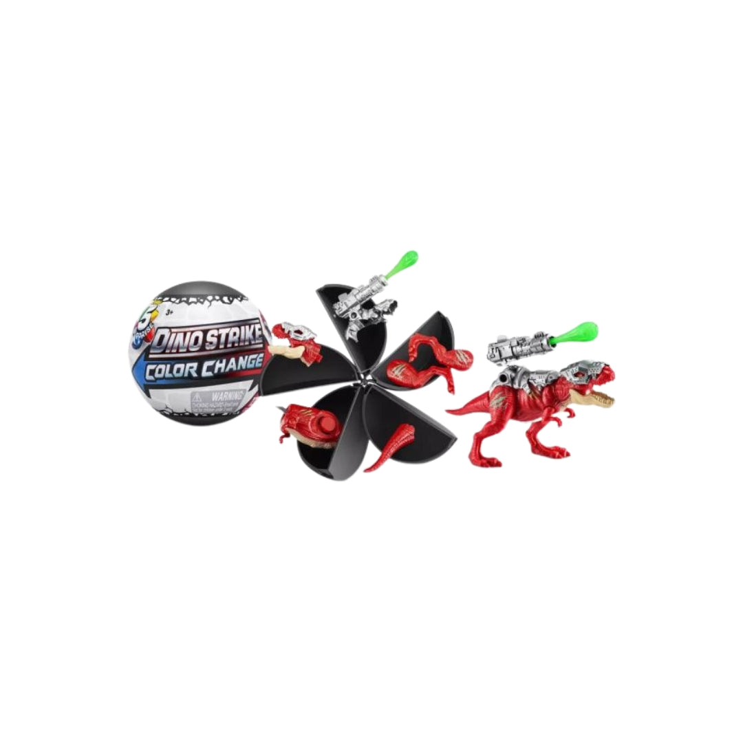 5 Surprises Dino Strike Color Change