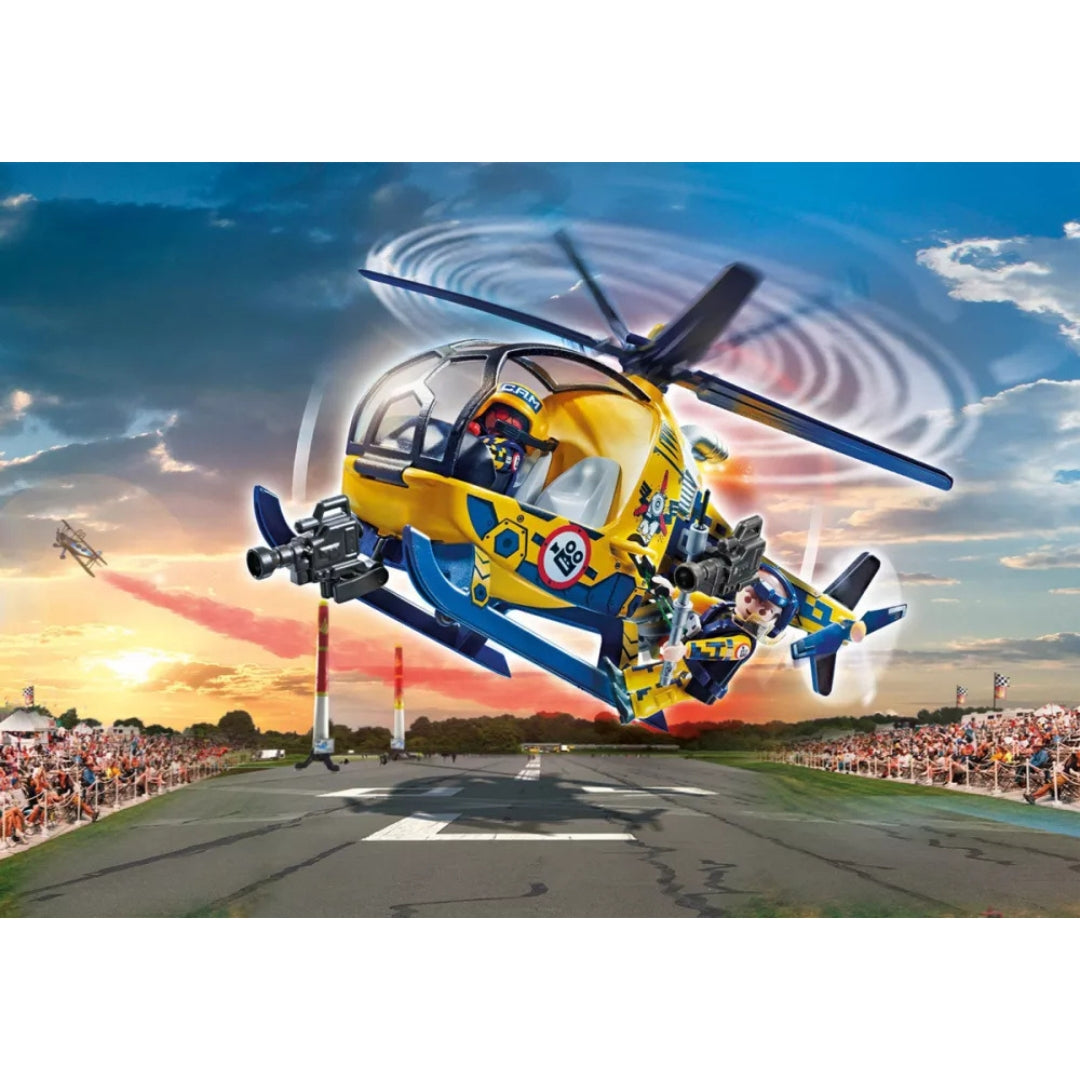 Air Stuntshow Helicopter and Filming Crew