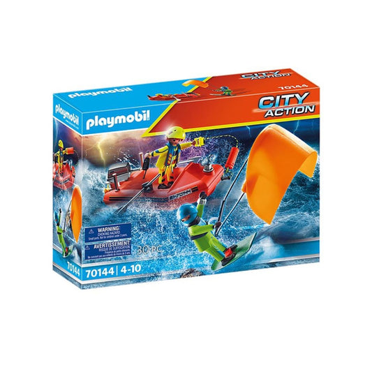 Playmobil Kitesurfer Rescue with Speedboat