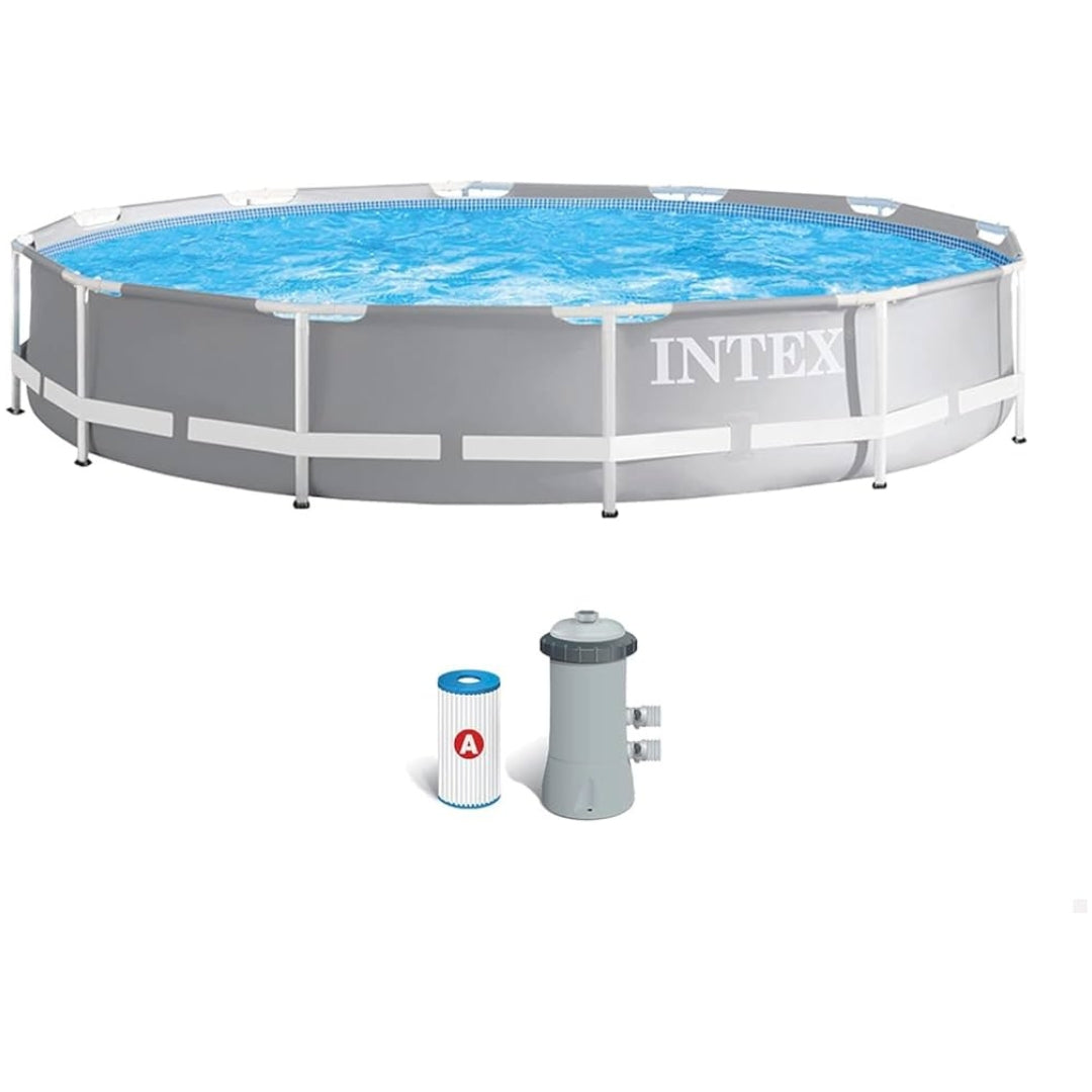 Intex Prism Frame Round Pool (3.66M X 76CM)