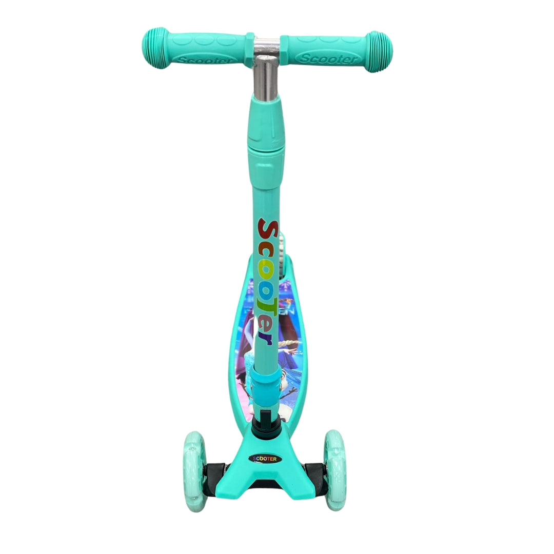 Disney Frozen Foldable Scooter Blue & Green