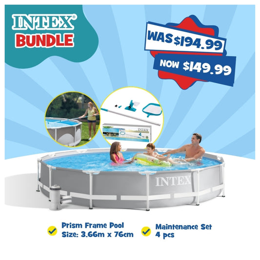 Intex Pool & Maintenance Bundle