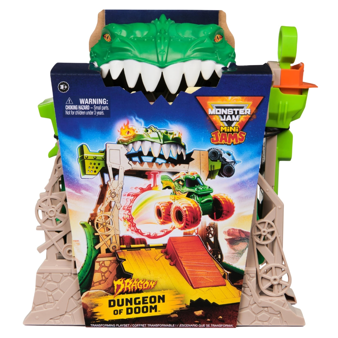 Monster Jam Dragon Dungeon of Doom Playset