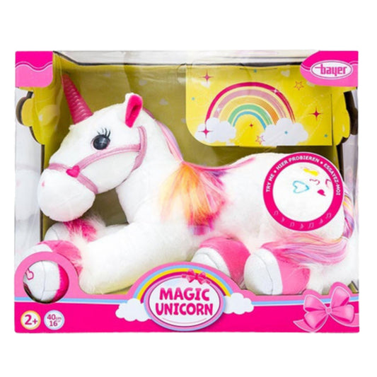 Bayer Interactive Unicorn Plush