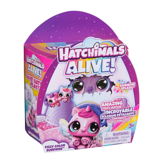 Hatchimals Alive Rainbow Splash Fizzy Color Surprise