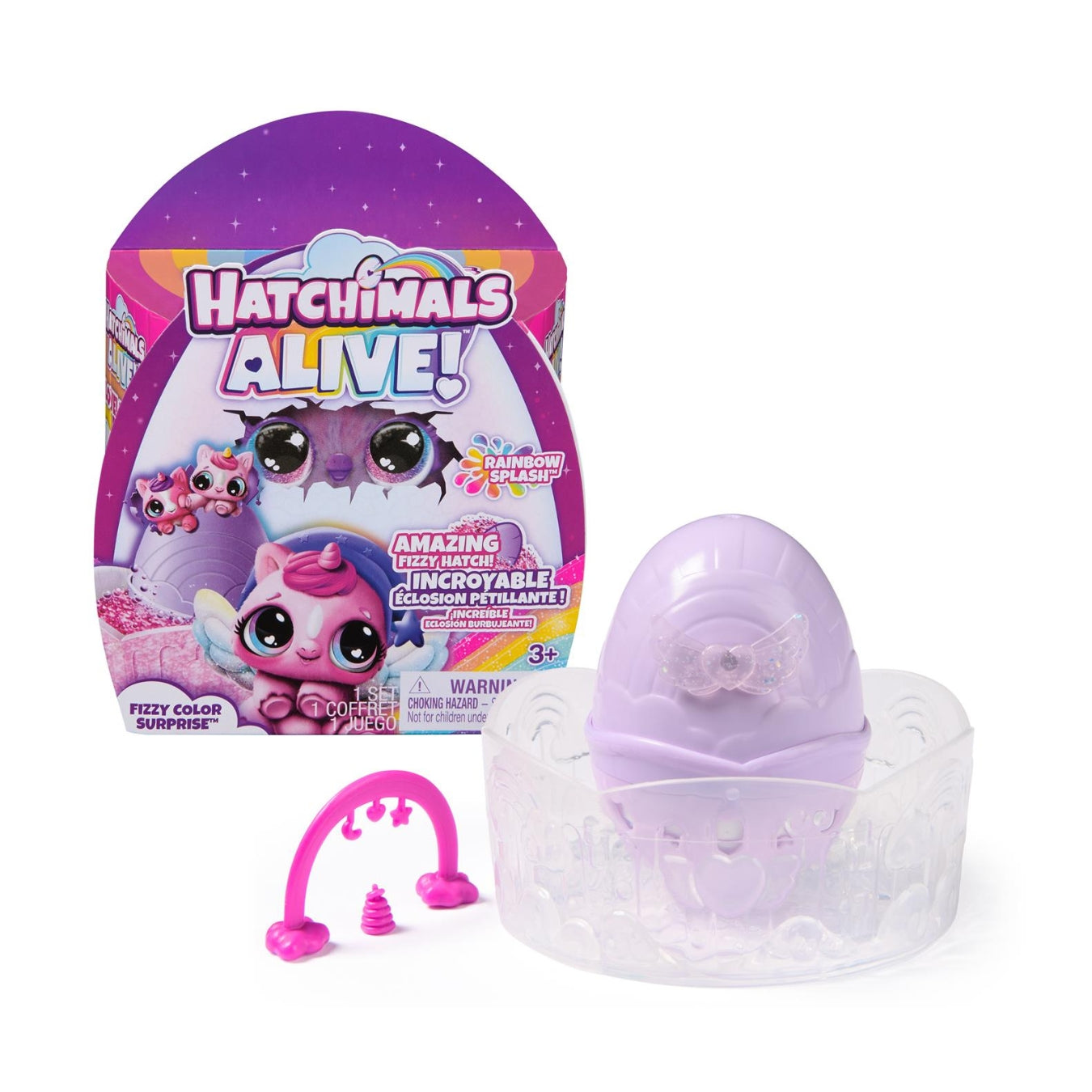 Hatchimals Alive Rainbow Splash Fizzy Color Surprise