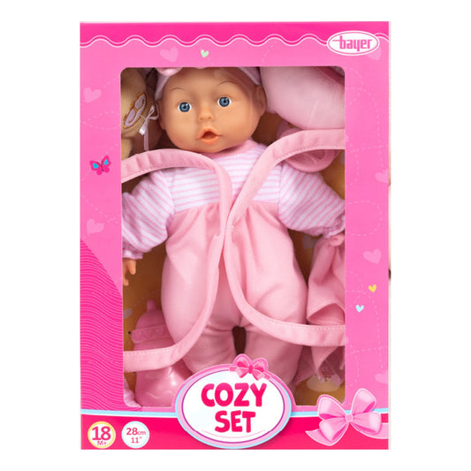 Bayer Doll with Baby Carrier Playset